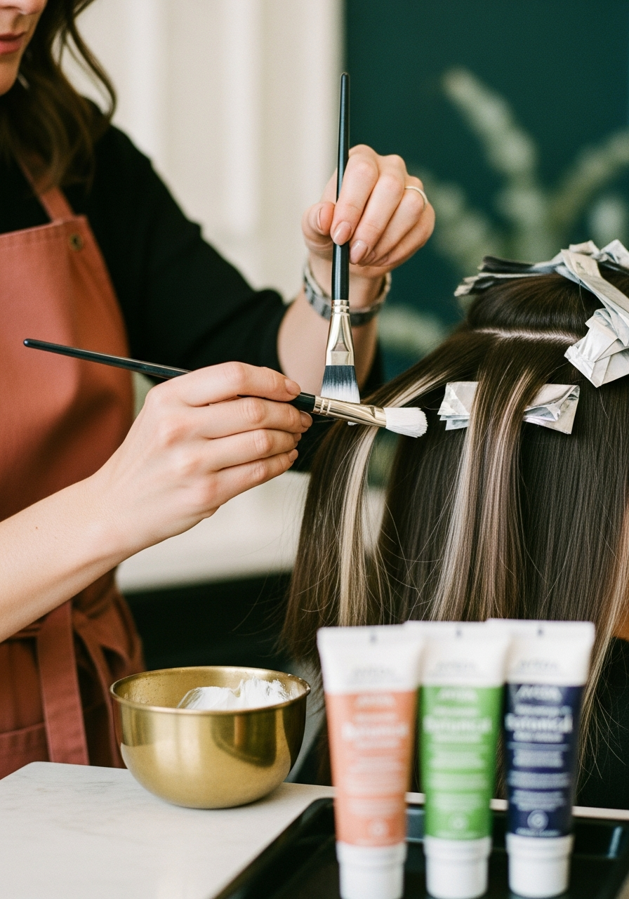 Aveda balayage color work